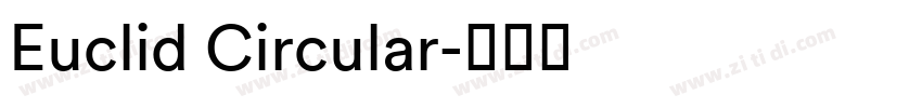 Euclid Circular字体转换